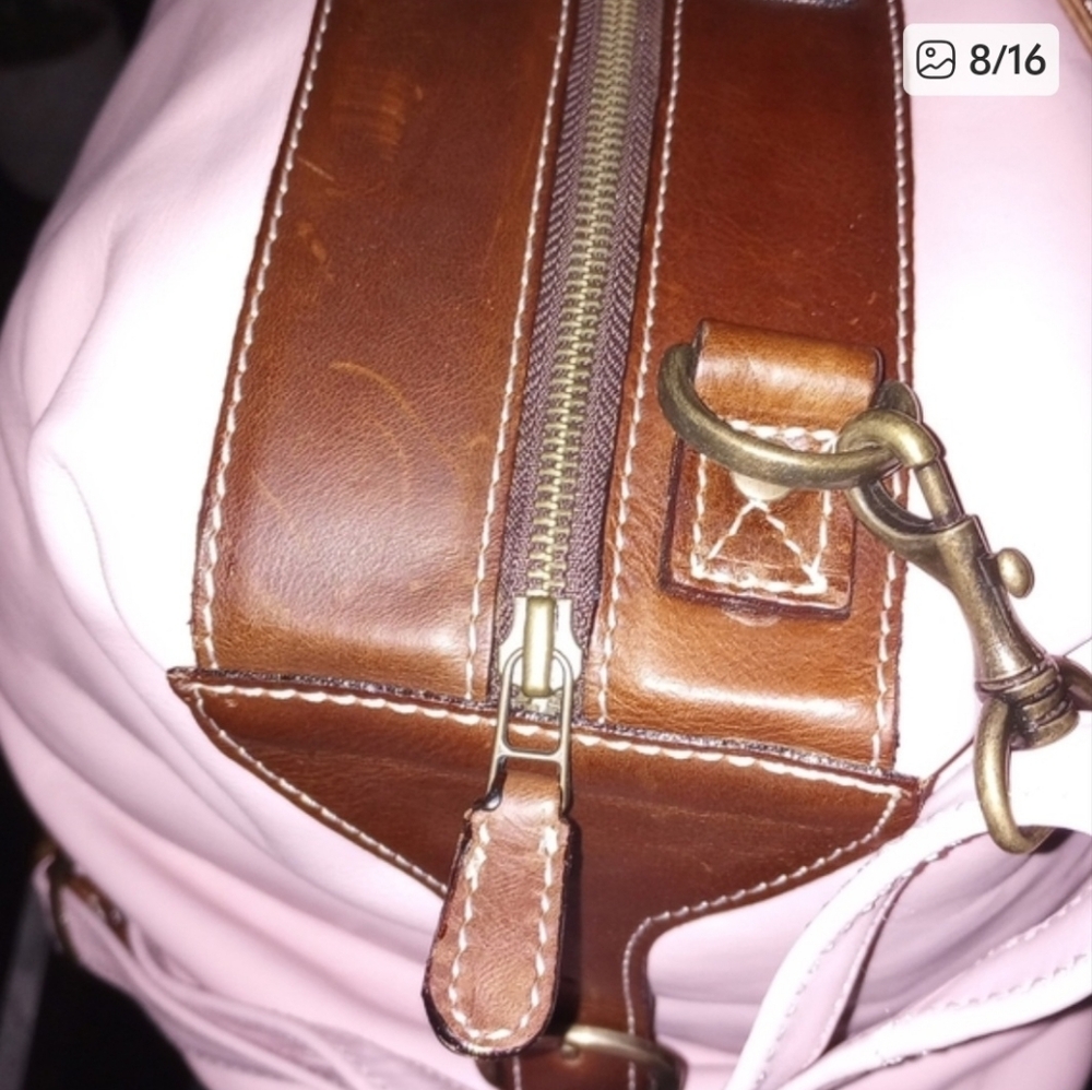 latico Pink and Brown Travel Tote - Picture 12 of 16